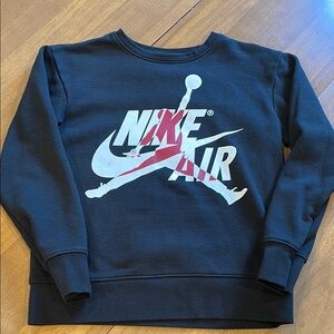 Nike Black Sweatshirt with Red and White Logo